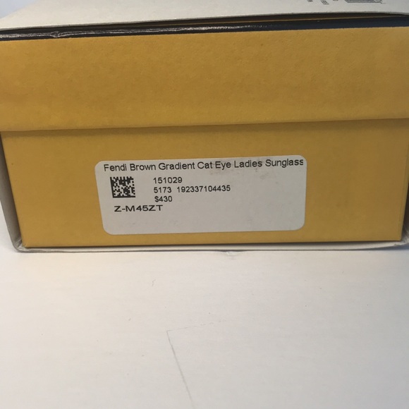 NEW FENDI FE40047I 55F WOMEN’S SUNGLASSES FENDI FE 40047I BROWN EYEWEAR FENDI - Picture 16 of 16